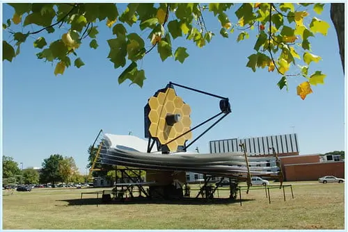 JWST Full-Scale Model on Display at Goddard Space Flight Center